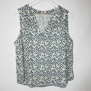 Lucky Brand Sleeves V-Neck Top